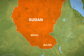 aljazeera map sudan juba wau