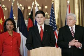 David Miliband, British foreign secretary