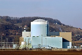 Slovenia nuclear power plant in town of Krsko