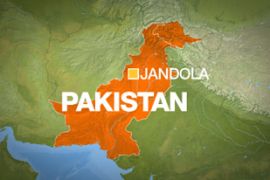 pakistan map with jandola