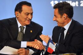 sarkozy and mubarak