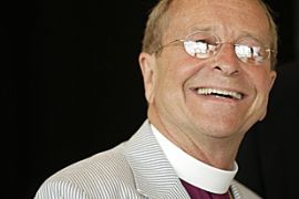 Gay bishop Gene Robinson