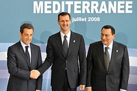 Sarkozy, Al-Assad, Mubarak, Union for the Mediterranean