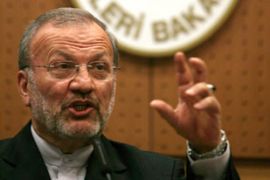 Iran''s Foreign Minister Manouchehr Mottaki