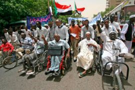 Pro-Bashir protest in Sudan
