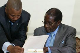 Mugabe signs deal