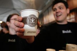 Starbucks coffee barista US economy slowdown