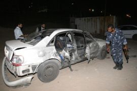 gaza burnt out car