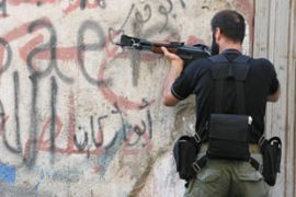 Armed man in Tripoli