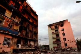 Gori bombed Russia South Ossetia