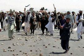 Afghan civilian deaths protest