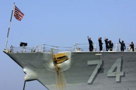 USS McFaul arrives in Georgia