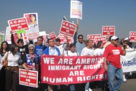 Democrat Convention Immigration Protest