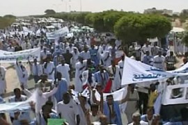 mauritania protest grab