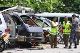 Sri Lanka army soldier bomb disposal unit Colombo blast