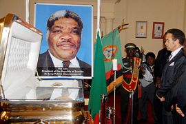 ZAMBIA - POLITICS - MWANAWASA - BURIAL