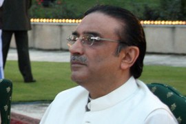 Asif Ali Zardari pakistan president-pelect