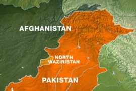 Map of North Waziristan