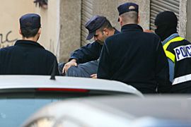 Spain ''terror'' arrets