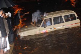 yemen flood drowning weather rain