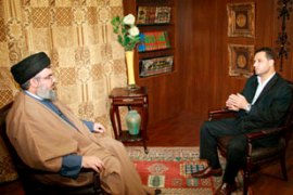 Hassan Nasrallah gives interview to al-Manar television