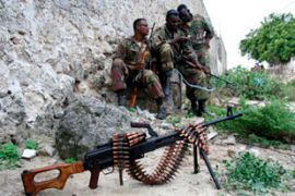 Ethiopian troops in Somalia
