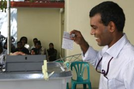 Mohamed ''Anni'' Nasheed Maldive president voting