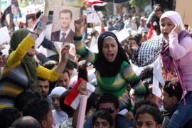 Damascus protest US raid