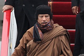 Gaddafi Russia visit