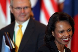 us top diplomats condoleezza rice and christopher hill - 309xfree