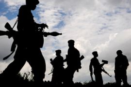 congo army silhouettes
