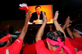 Thaksin rally Thailand
