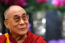 dalai lama protest criticism