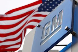 general motors flags car auto industry collapse US