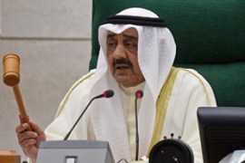 Kuwaiti parliament speaker Jassem al-Khorafi