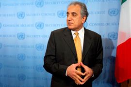 Zalmay Khalilzad US United Nations ambassador