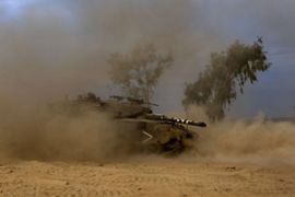 Israeli army tank Gaza