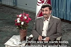Mahmoud Ahmadinejad Christmas message