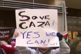 Gaza protest US