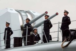 Chinese naval ship
