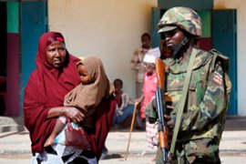 AU soldier in Somalia