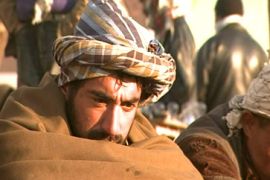 Afghans in poverty