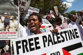 johannesburg south africa protest gaza israel palestine