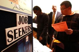 US unemployment fair