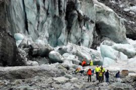 New Zealand glacier incident