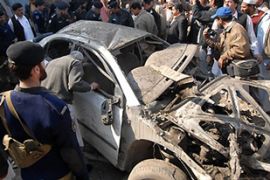 bomb blast in Peshawar