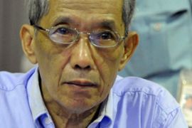 Former Khmer Rouge prison commander, 66-year-old Duch,