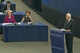 mahmoud abbas speech to european parliament