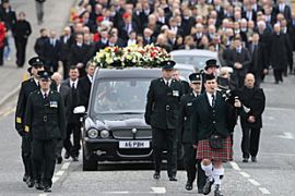 Northern Ireland policeman funeral
