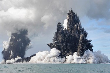 tonga undersea volcano picture gallery - 500x333